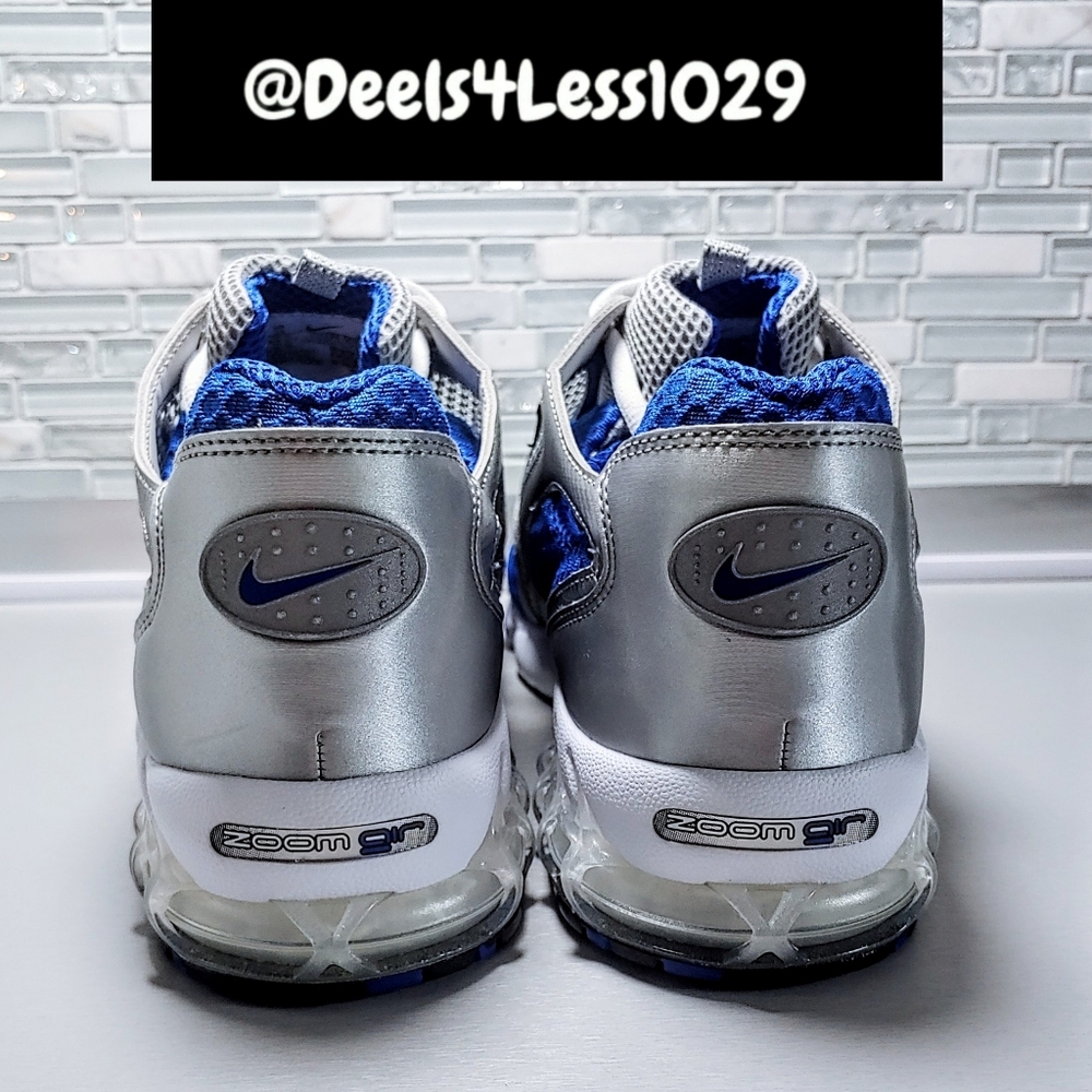 Nike Air Zoom Spiridon Cage 2 Mens Size 12 Silver Varsity Royal White - Picture 4 of 6